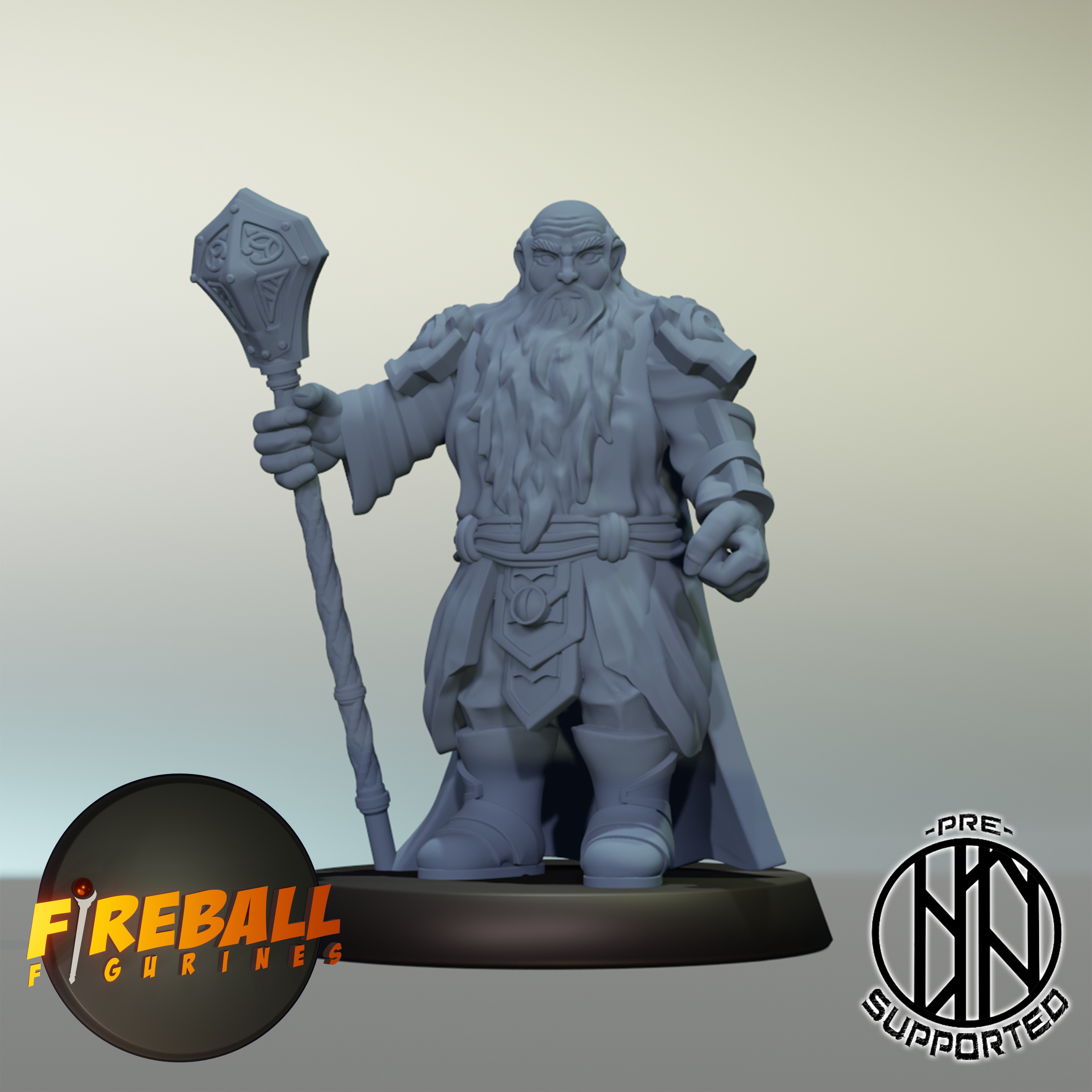 Bardún, Male Dwarf Cleric of Talos